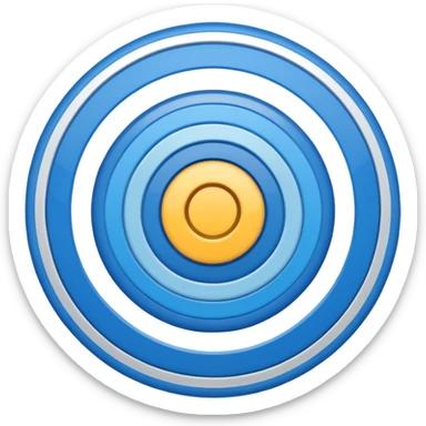 diagram of circle expanding outward sticker