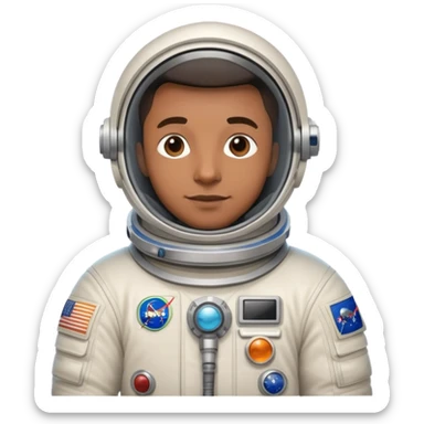 Modern cosmonaut scientist in physics beyond the Standard Model  sticker