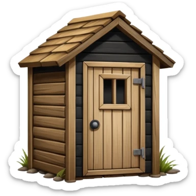 outhouse sticker