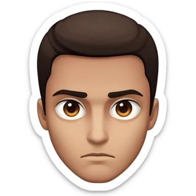 mysterious guy sticker