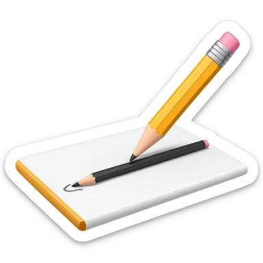 Eraser removing line on paper sticker