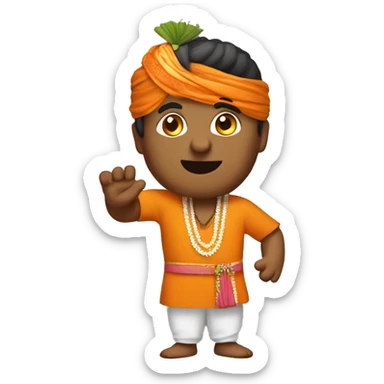 Dhai handi sticker