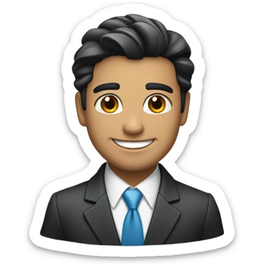 make me a emoji of a professional hispanic sticker