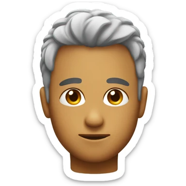 sweat on the forehead sticker