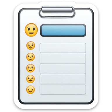 test completion sheet sticker