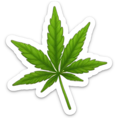 Weed sticker