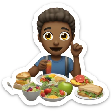 Eat your lunch  sticker