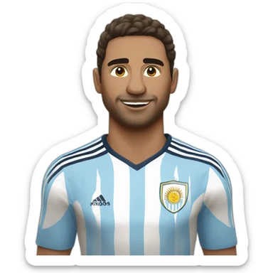 Argentina world cup champion sticker
