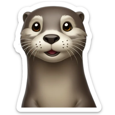 otter salir sticker