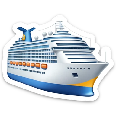 Cruise ship sticker