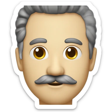 Dictateur autrichien petite moustache sticker