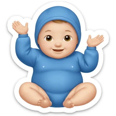 Ai generator baby  sticker