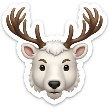 polar caribou sticker