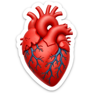 anatomical hear sticker