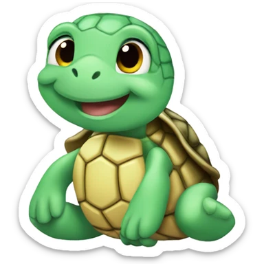 Rainbow adopt me turtle emoji dazzled sticker