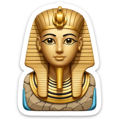 egypt statue sticker