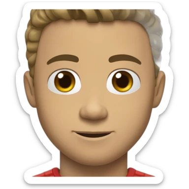 Ronaldo soccer player up-close sticker