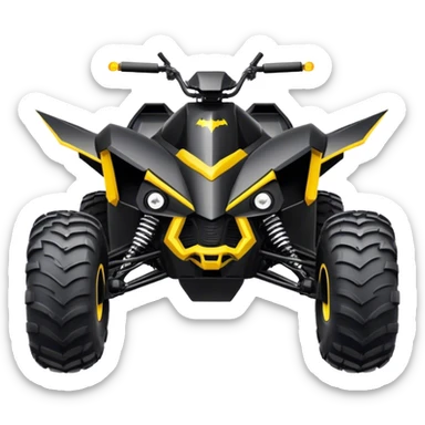 batmobile atv raptor 700 sticker