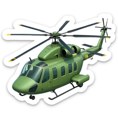 Belarusian helicopter sticker