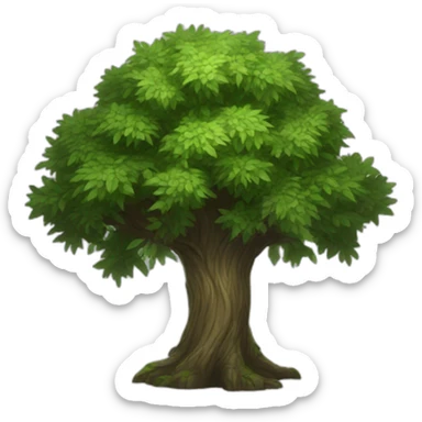 magic the gathering tree sticker