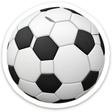 soccer ball with Sochi beach and mountains in background sticker