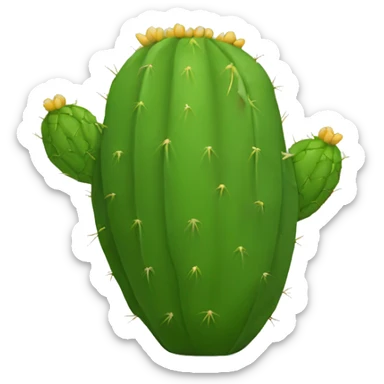 single flat Nopal without pot sticker