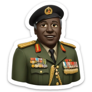 idi amin sticker