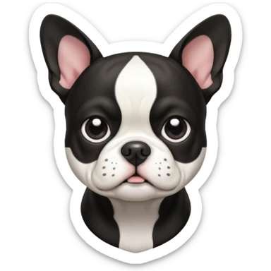 Boston terrier sticker