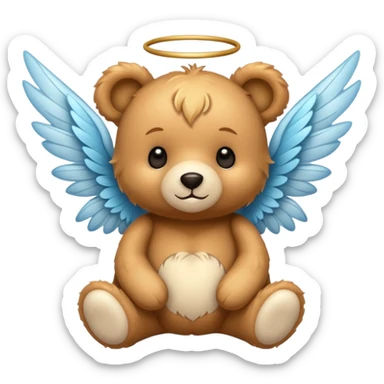 Fairy teddy sticker