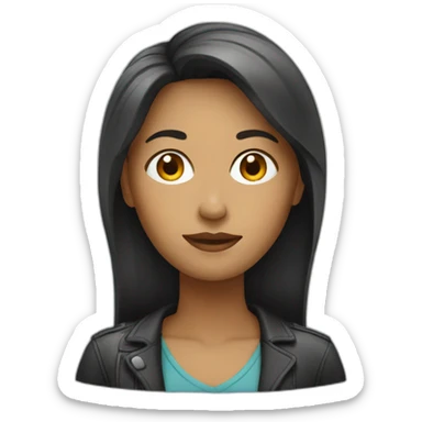 graphic designer female sticker