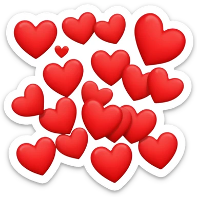 Give me A+Y made with a buch of hearts sticker