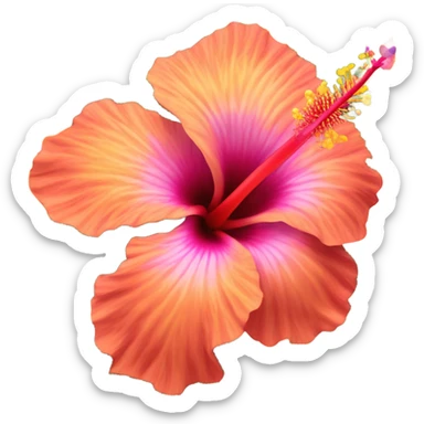 Hibiscus  sticker