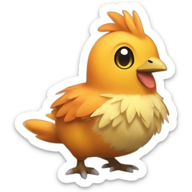 Torchic sticker