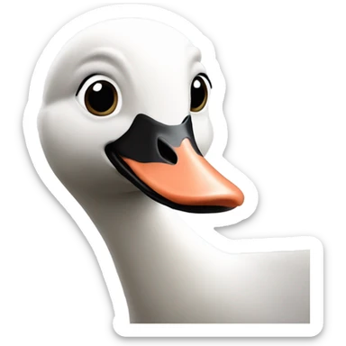 Goose in London England sticker