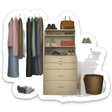 closet inside of file sticker