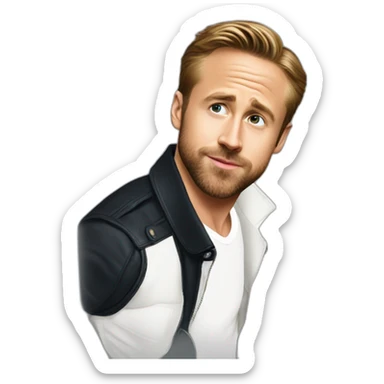 Ryan gosling kissing Ryan gosling sticker