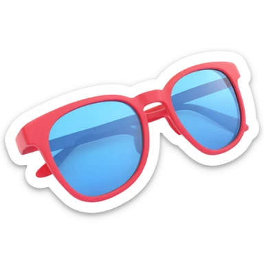 a pair of sunglasses sticker