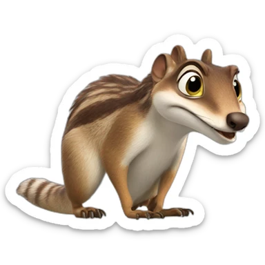 Scrat from iceage sticker
