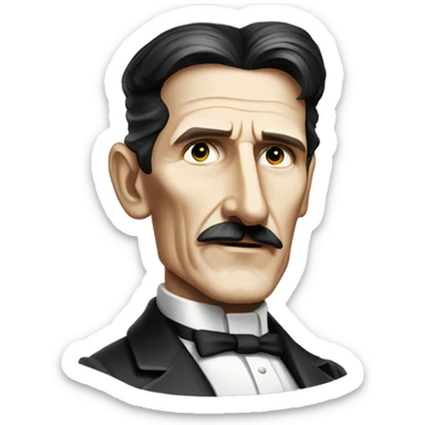 Nikola Tesla sticker
