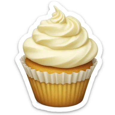 vanilla cupcake sticker