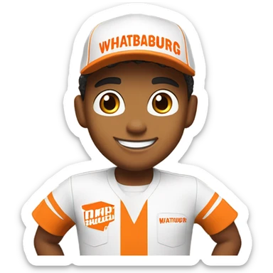 Lightskin boy that work at whataburger sticker