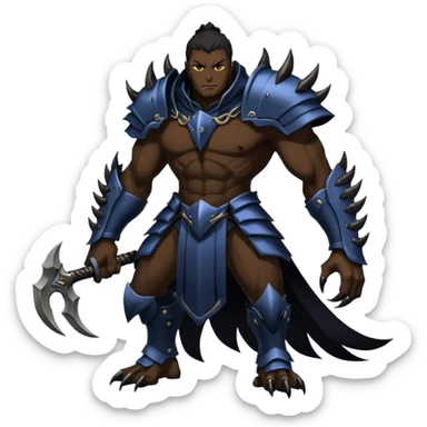 Igris , le monstre dans solo leveling qui devient l'ombre de jin woo sticker