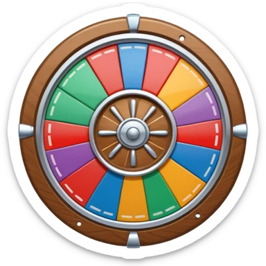 kid friendly game randomizer roulette spinner wheel sticker