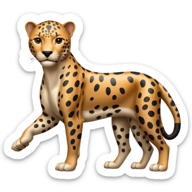 Jaguar grown four legs sticker