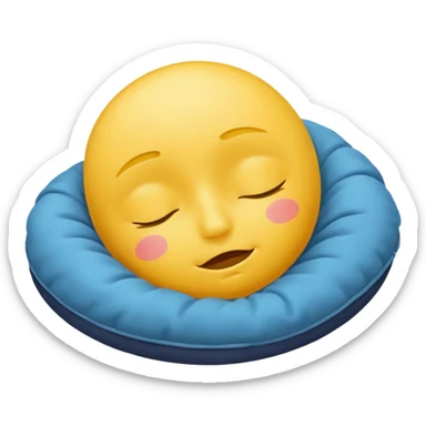 sleep emoji sticker