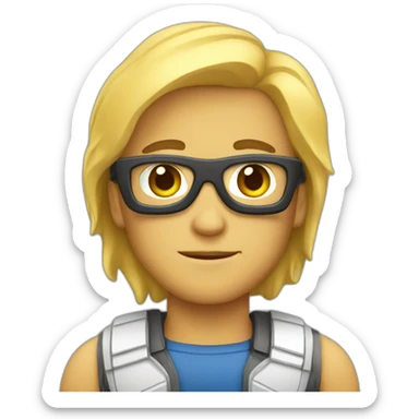 A super hero editor  sticker