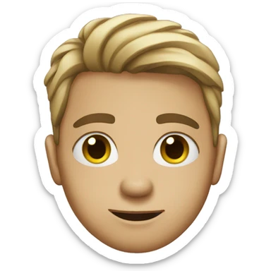 Cartoon picture of myself sticker