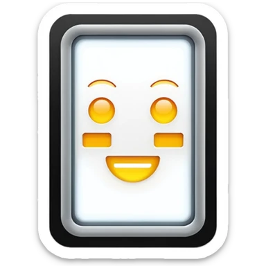 led light panel no emoji no face sticker