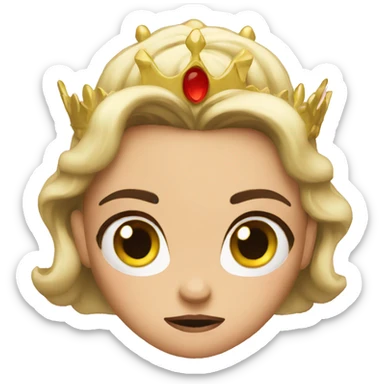 princess angry sticker