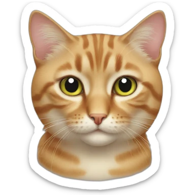 hungarian cat sticker